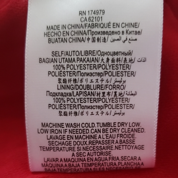 BCBG NEW RED VELVET COCKTAIL DRESS - Picture 8 of 8